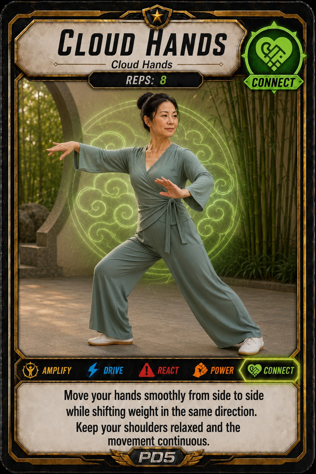 Tai Chi movement card