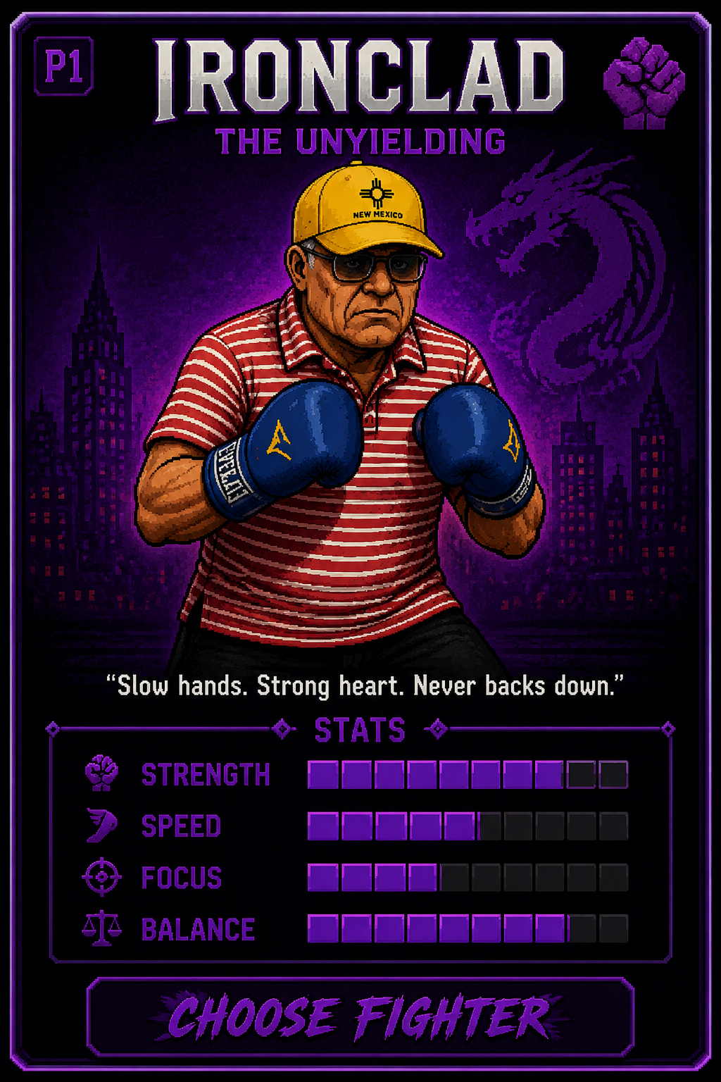 Ironclad fighter card