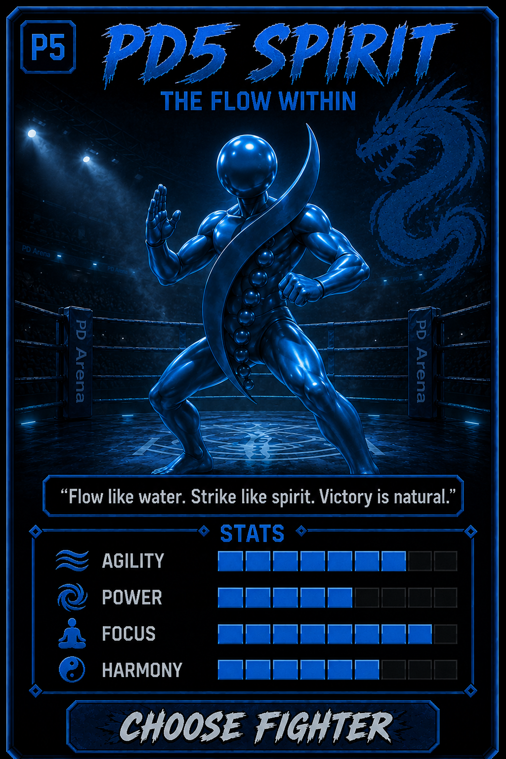 PD5 Spirit fighter card